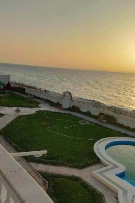 Panorama Apartment With A Charming Sea View Near Alexandria And Burg Elarab Intl Airport With Free Wifi شقة باطلالة ساحرة على البحر اول الساحل الشمالي Exterior foto